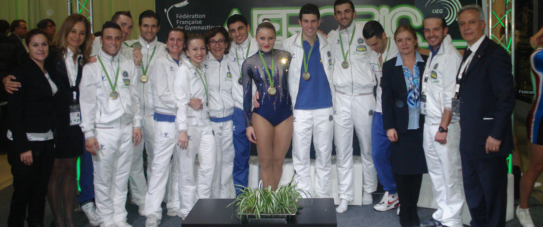 La GYMNOVA ai Campionati Europei di Ginnastica Aerobica di Arques (F)